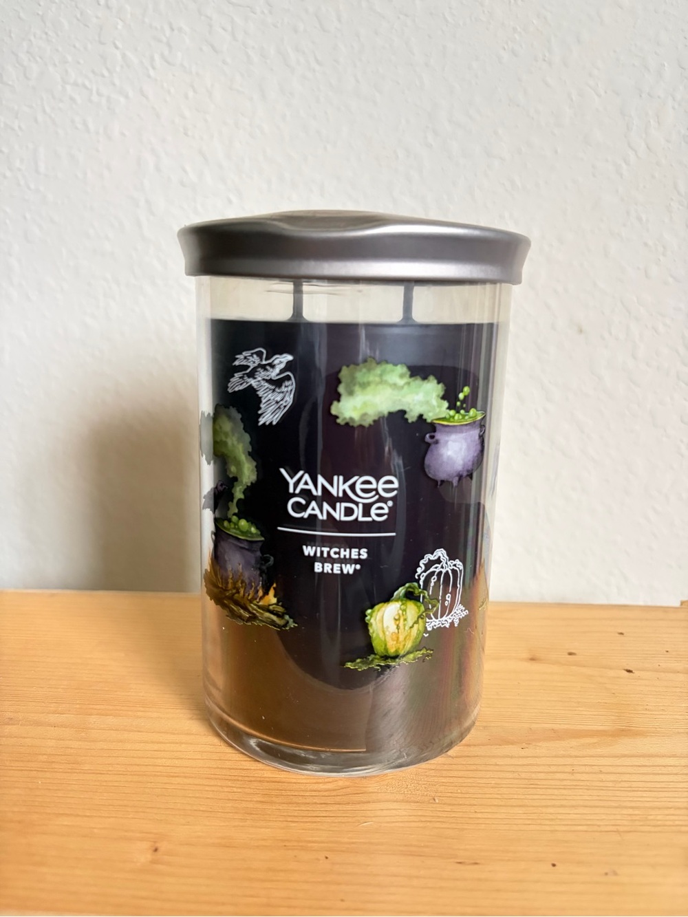 Yankee Candle Witches' Brew Jar Candle - Purple with Green Accents